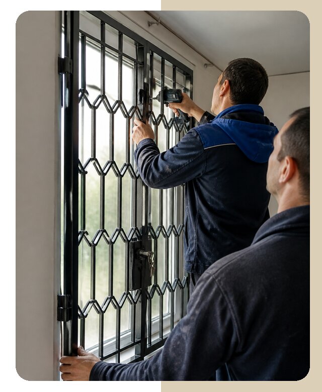 Установка распашных решеток в Когалыме цена от 6720 р. | ДвериЛегко-Кгл